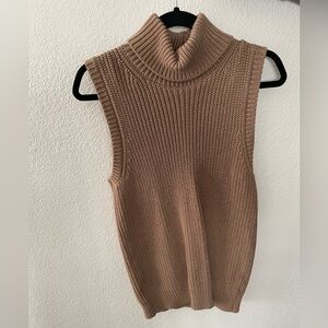 Michael Kors sleeveless turtleneck